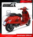 Piaggio Vespa GTS 125 2007 - 2012 motorcycle Exhaust Muffler Auspuff Sportauspuff Silencer Echappement Silencieux Scarico Scarichi Escape Wydech Tłumik  GP1 Dominator 2