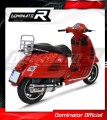 Piaggio Vespa GTS 125 2007 - 2012 motorcycle Exhaust Muffler Auspuff Sportauspuff Silencer Echappement Silencieux Scarico Scarichi Escape Wydech Tłumik  OV Dominator 2