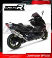 kompletny układ wydechowy z tłumikiem DOMINATOR Full System Owalny pasujący do motocykla Yamaha T-MAX 500 2008 - 2011 3