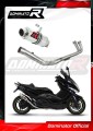 kompletny układ wydechowy z tłumikiem DOMINATOR Full System GP1 pasujący do motocykla Yamaha T-MAX 500 2008 - 2011