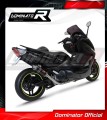 complete exhaust system with muffler DOMINATOR Full System GP1 BLACK fits to Yamaha TMAX 500 2008  2011