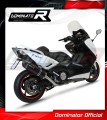 complete exhaust system with muffler DOMINATOR Full System HP1 BLACK fits to Yamaha XP 530 TMAX 2012  2016
