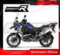 exhaust muffler DOMINATOR P7 BLACK fits to BMW R1200GS Adventure 2008  2009 2