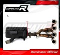 exhaust muffler DOMINATOR HP3 BLACK LOW LEVEL fits to Suzuki GSXR 750 K8 K9 L0 2008  2010 3
