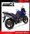 exhaust muffler DOMINATOR homologated road legal ROUND fits to DL 650 VSTROM 2004  2006 3
