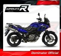 exhaust muffler DOMINATOR homologated road legal ROUND fits to DL 650 VSTROM 2004  2006 4