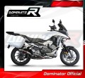 exhaust muffler DOMINATOR GP1 BLACK fits to Honda VFR 800 X Crossrunner 2015  2021 4