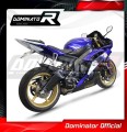 échappement silencieux DOMINATOR GPS noir compatible avec la moto Yamaha YZF R6 2006  2016 3