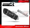 wydech tłumik DOMINATOR Slip-on HP1 CZARNY pasujący do motocykla Suzuki GSXR 1000 K1 - K4 2001 - 2004 2