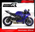 échappement silencieux DOMINATOR GP noir compatible avec la moto Yamaha YZF R1 1000 RN65 2020  2022 4