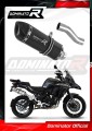 échappement silencieux DOMINATOR HP1 noir compatible avec la moto Benelli TRK 502X 2018  2021