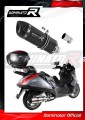 échappement silencieux DOMINATOR HP1 noir compatible avec la moto Aprilia Atlantic 500 Sprint