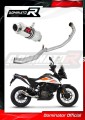 système d’échappement complet avec silencieux DOMINATOR Full System GP1 compatible avec la moto KTM 390 Adventure 2020  2023 2