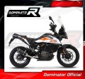 kompletny układ wydechowy z tłumikiem DOMINATOR Full System HP1 CZARNY pasujący do motocykla KTM 390 Adventure 2020 - 2023 3