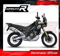 système d’échappement complet avec silencieux DOMINATOR Full System HP6 compatible avec la moto Aprilia Tuareg 660 2021  2023 2