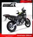 complete exhaust system with muffler DOMINATOR Full System HP7 BLACK fits to Aprilia Tuareg 660 2021  2023