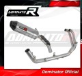 complete exhaust system with muffler DOMINATOR Full System HP3 fits to Aprilia Tuareg 660 2021  2023 5