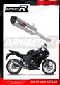 exhaust muffler DOMINATOR HP3 fits to Honda CBR 250 R 2011  2013