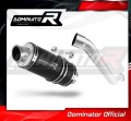 échappement silencieux DOMINATOR GP1 noir compatible avec la moto Kawasaki Z750 2004  2006 2