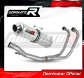 kompletny układ wydechowy z tłumikiem DOMINATOR Full System Okrągły pasujący do motocykla Suzuki GS 500E 1989 - 2009 2