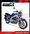 Suzuki GS 500F 2004 - 2014 EXHAUST Collector Manifold Full System Muffler Auspuff Sportauspuff Silencer Echappement Silencieux Scarico Scarichi Escape Wydech Tłumik HP1 BLACK Dominator Exhaust System 4