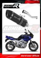échappement silencieux DOMINATOR HP1 noir compatible avec la moto Yamaha TDM 850 Right Side 1996  2001