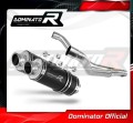 échappement silencieux DOMINATOR GP1 noir compatible avec la moto Yamaha TDM 850 1996  2001 2