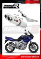échappement silencieux DOMINATOR rond compatible avec la moto Yamaha TDM 850 1996  2001