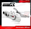 échappement silencieux DOMINATOR rond compatible avec la moto Yamaha TDM 850 1996  2001 2