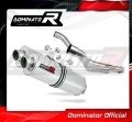 échappement silencieux DOMINATOR ovale compatible avec la moto Yamaha TDM 850 1996  2001 2