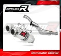 échappement silencieux DOMINATOR GP1 compatible avec la moto Yamaha TDM 850 1996  2001 2