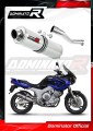 échappement silencieux DOMINATOR rond compatible avec la moto Yamaha TDM 850 Right Side 1996  2001
