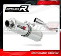 échappement silencieux DOMINATOR rond compatible avec la moto Yamaha TDM 850 Right Side 1996  2001 2