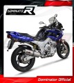 échappement silencieux DOMINATOR ovale compatible avec la moto Yamaha TDM 850 Right Side 1996  2001 3