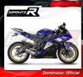 échappement silencieux DOMINATOR HP8 compatible avec la moto Yamaha YZF R6 2006  2016 4