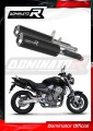 échappement silencieux DOMINATOR GP noir compatible avec la moto Honda CB 900F HORNET 2002  2007