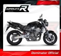 échappement silencieux DOMINATOR GP noir compatible avec la moto Honda CB 900F HORNET 2002  2007 4