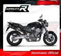 échappement silencieux DOMINATOR HP1 noir compatible avec la moto Honda CB 900F HORNET 2002  2007 4