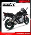 complete exhaust system with muffler DOMINATOR Full System ROUND fits to Suzuki GSF 650 BANDIT N / S 2007  2016 3