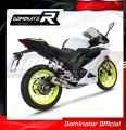 système d’échappement complet avec silencieux DOMINATOR Full System GP compatible avec la moto Yamaha YZF R125 2021  2023 3