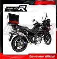échappement silencieux DOMINATOR ovale compatible avec la moto Suzuki DL 650 VStrom / XT 2012  2016 3