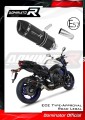 échappement silencieux DOMINATOR homologué HP1 noir compatible avec la moto FZ 8 N / FZ8 S FAZER 2010  2016 6