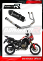 système d’échappement complet avec silencieux DOMINATOR Full System HP7 noir compatible avec la moto Honda CRF 1000L Africa Twin 2016  2019 3