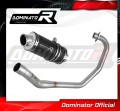 kompletny układ wydechowy z tłumikiem DOMINATOR Full System GP1 CZARNY pasujący do motocykla Honda CBF 125 2009 - 2014 4
