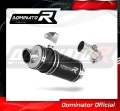 échappement silencieux DOMINATOR GP1 noir compatible avec la moto Kawasaki ER  6 N / F 650 2006  2008 4