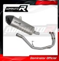 système d’échappement complet avec silencieux DOMINATOR Full System titane HP7 compatible avec la moto Benelli TRK 502 X 2018  2021 2