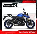 échappement silencieux DOMINATOR HP8 noir compatible avec la moto Suzuki GSXS 1000 / 1000 GT / 950 2021  2024 4