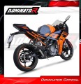 KTM RC 390 2022 - 2023 motorcycle Exhaust Muffler Auspuff Sportauspuff Silencer Echappement Silencieux Scarico Scarichi Escape Wydech Tłumik GP BLACK Dominator Exhaust System 2