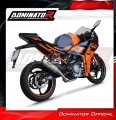 complete exhaust system with muffler DOMINATOR Full System OV G2 fits to KTM RC 390 2022  2024 3