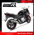 échappement silencieux DOMINATOR rond compatible avec la moto Suzuki GSXF 650 2007  2016 3